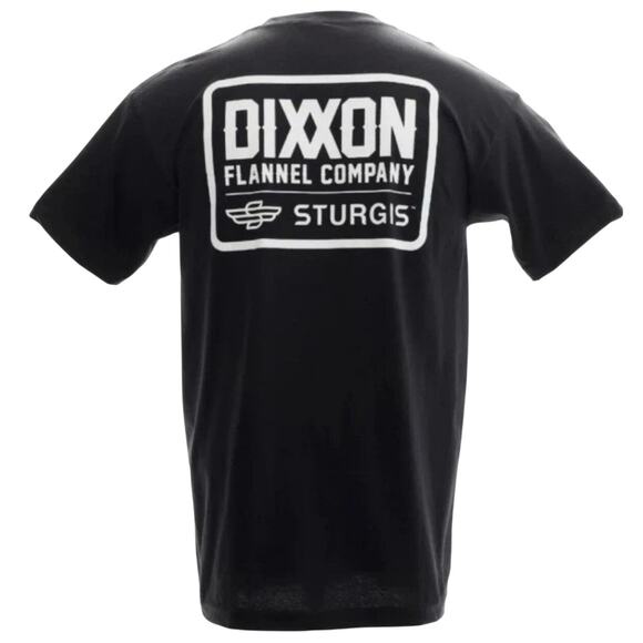 Dixxon Sturgis Rally Badge Graphic Tee, Biker Festival, Black, Size 2XL, NWOT - Picture 1 of 5